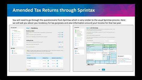sprintax state return charges