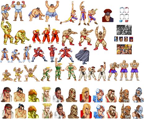 sprite street fighter 2