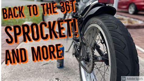 Sprocket Setup For Speed