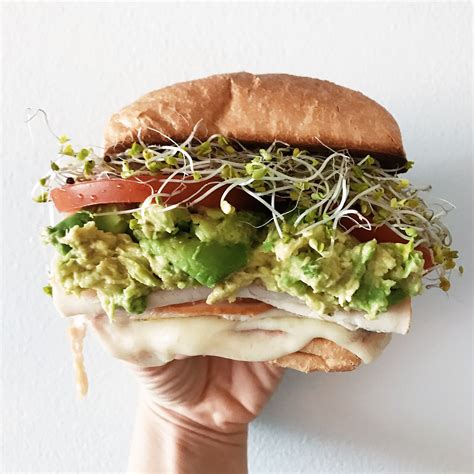 sprouts on a sandwich