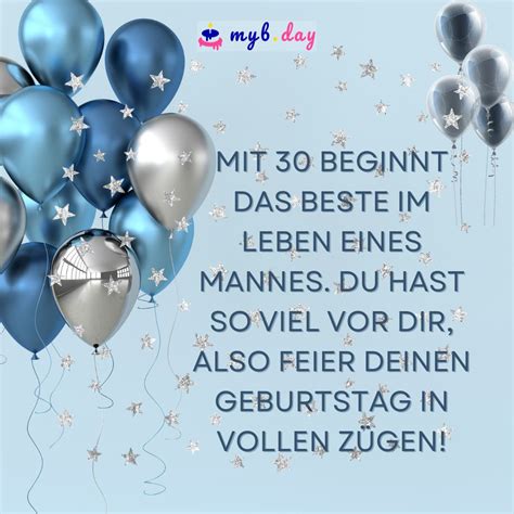 Glückwunschkarte "30. Geburtstag" Grußkarte zum Geburtstag