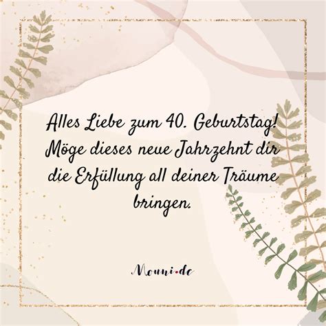Geburtstagswünsche Mann Zum 40 / Gluckwunsche zum 40 geburtstag
