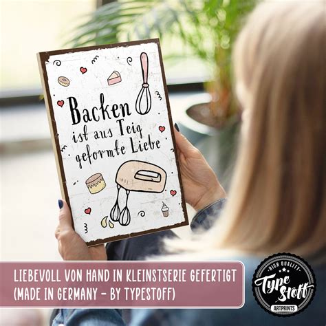 Backen ist aus Teig geformte Liebe! Tolle Sprüche gibts im TOPModel