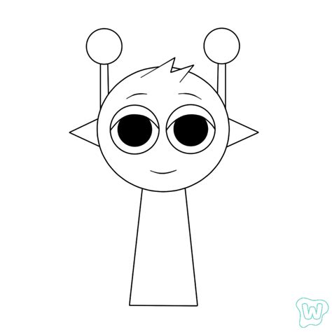 Colorful Sprunki characters for coloring fun