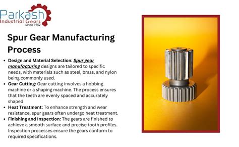 Spur Gears Process
