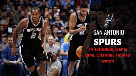 spurs game on tv