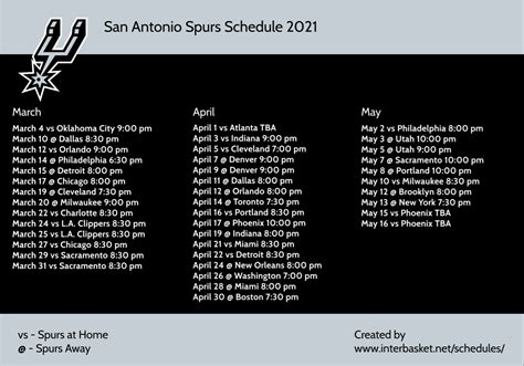 spurs tv schedule 2024