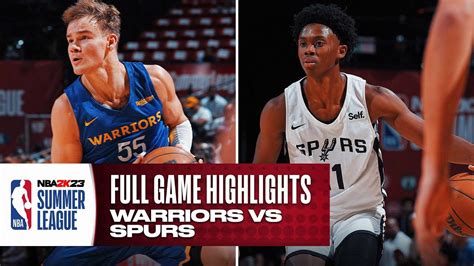 spurs vs warriors summer league