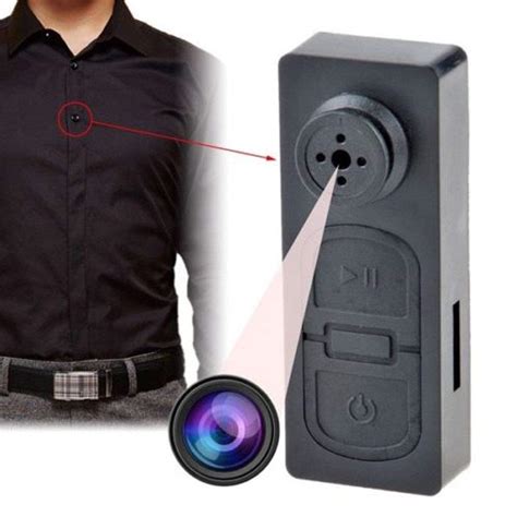Spy Camera In Shirt Button