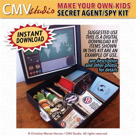 Spy Kit Printable Free