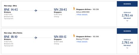 sq flight online booking singapore airlines
