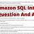 sql interview questions amazon