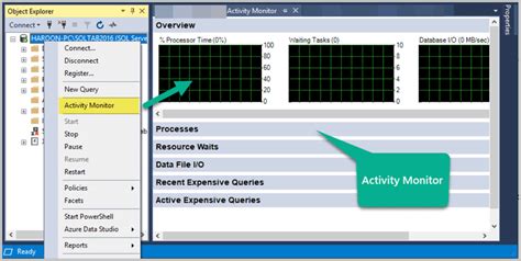 sql activity monitor query