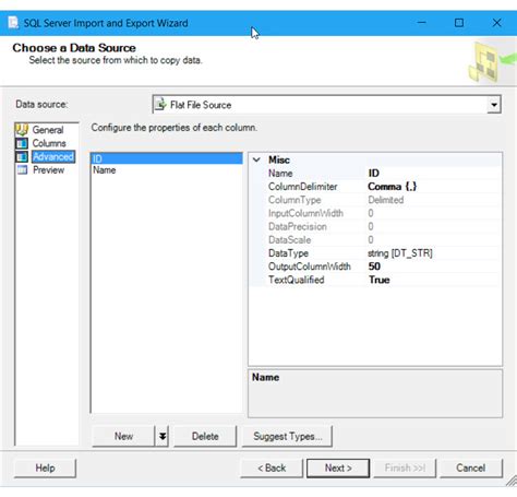 Sql Flat File Export
