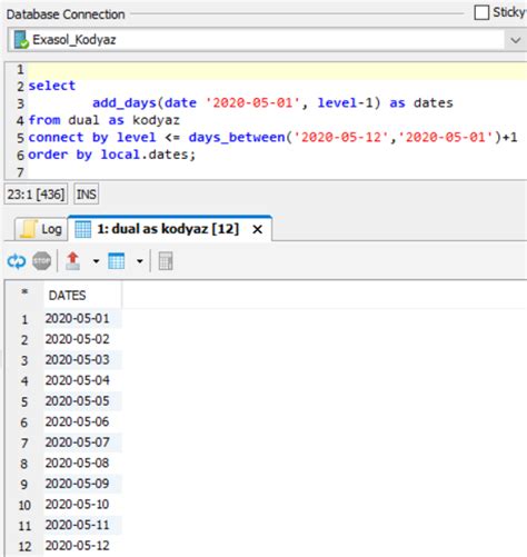 sql generate dates between two dates snowflake