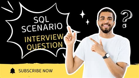 sql scenario based interview questions for 3 years experience