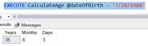 sql server calculate age in months