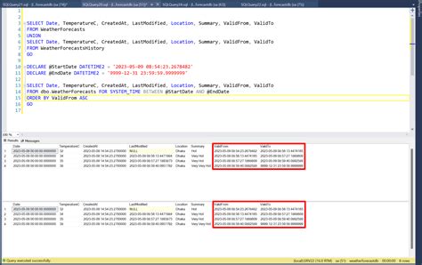 Sql Server History Table System Versioned