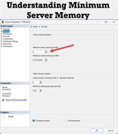 sql server minimum memory requirements