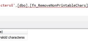 Sql Server Remove Non Printable Characters
