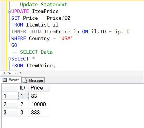 Sql Server Select For Update Example