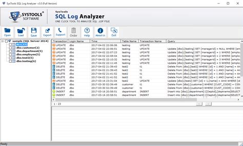 Sql Server Transaction Log View
