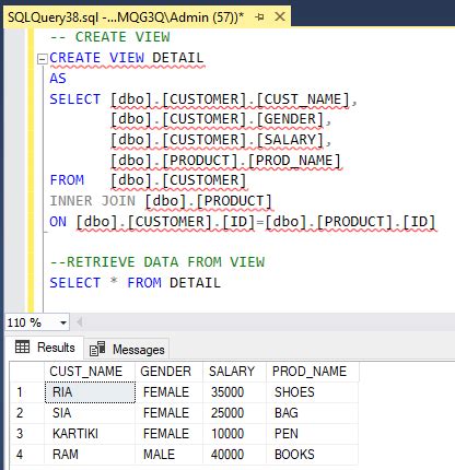 Sql Server View Key