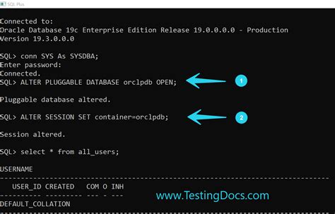 Sqlplus Command Line Connection String