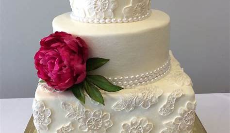 Square And Round Wedding Cake Designs Buttercream — Art & Design Center