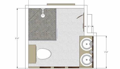How to remodel my square shaped bathroom?