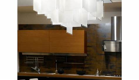 Square Glass Ceiling Light Alessio With Led Lights Co Uk