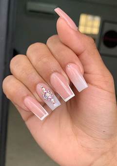 Square Shaped Acrylic Nails In 2023