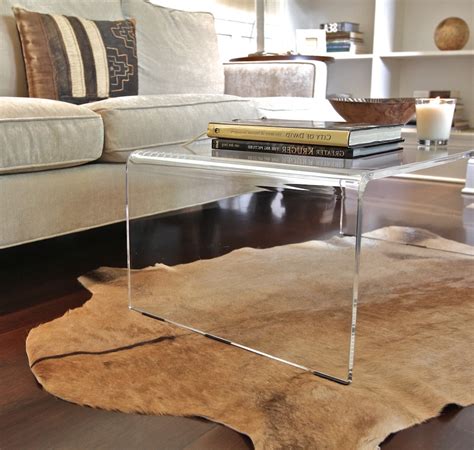 Square Acrylic Coffee Table