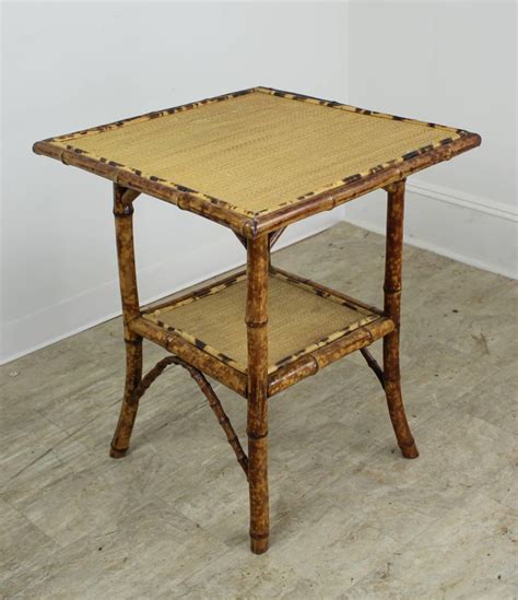 Square Bamboo End Tables