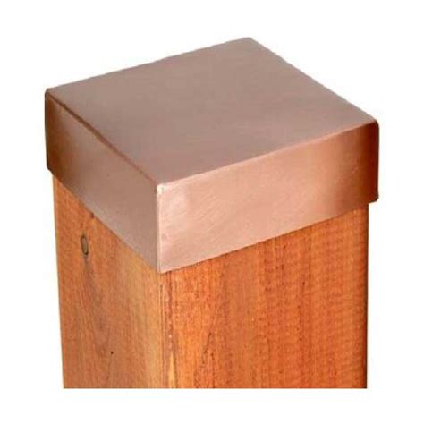 Square Copper Post Caps