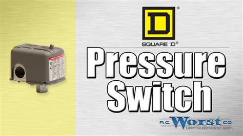 Square D Pressure Switch Installation Instructions
