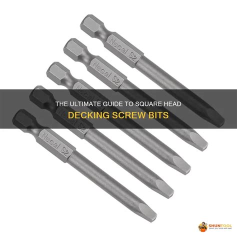 Square Deck Screw Drill Bit