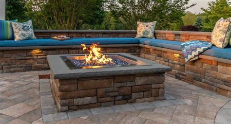 square fire pit