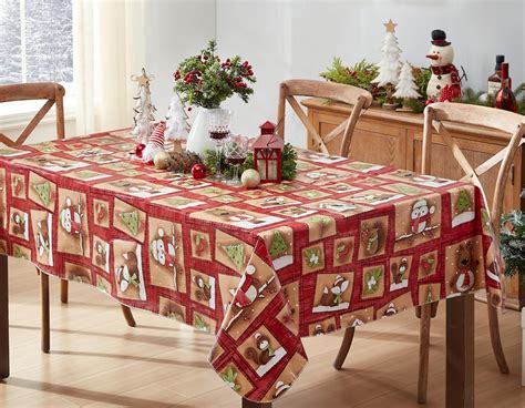 Square Flannel Back Tablecloth