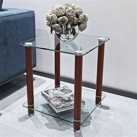 Square Glass Side Tables