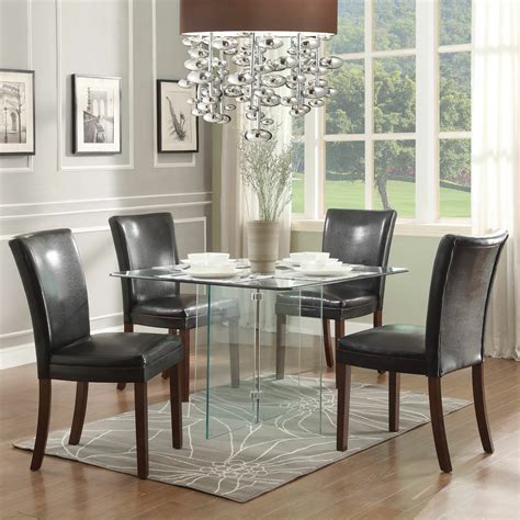 Square Glass Top Dining Tables