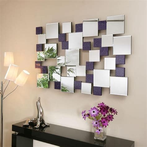 Square Mirrors Wall Art