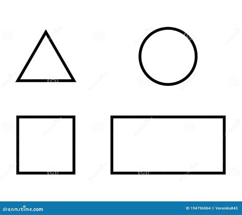 Square Rectangle Triangle Circle