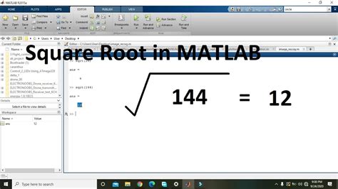 Square Root Matlab