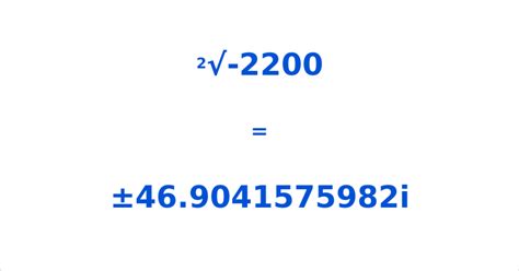 Square Root Of 2200