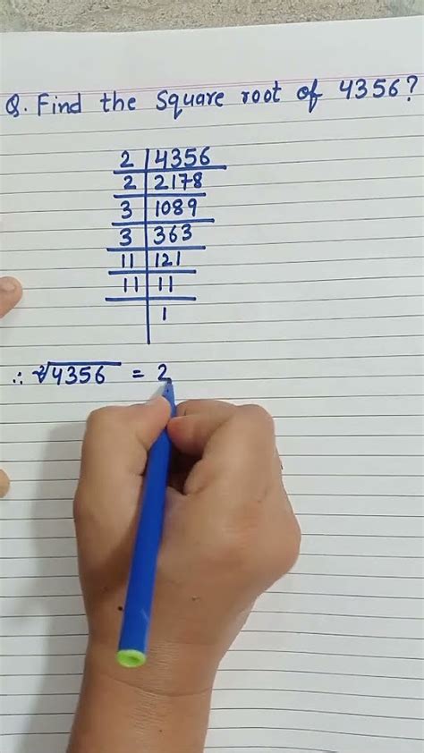 Square Root Of 4356