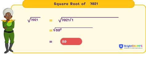 Square Root Of 7921