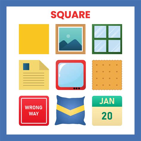 47+ Square Shaped Objects Things That Are Square Pictures Triangle