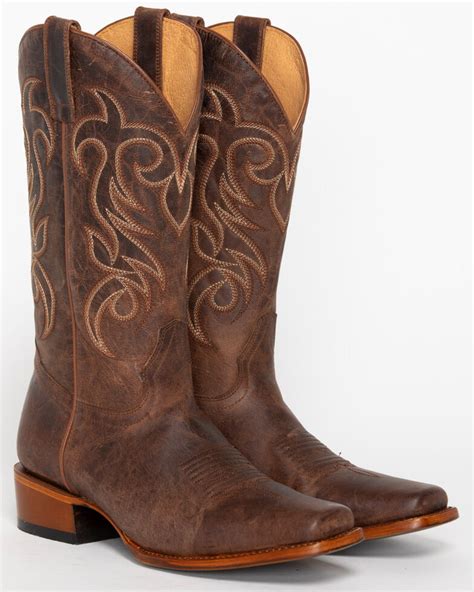 square toed cowboy boots for women
