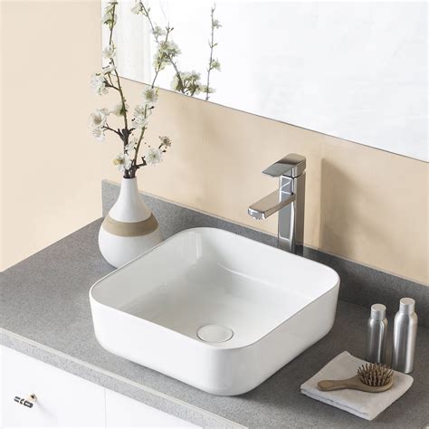 Square Top Mount Sink
